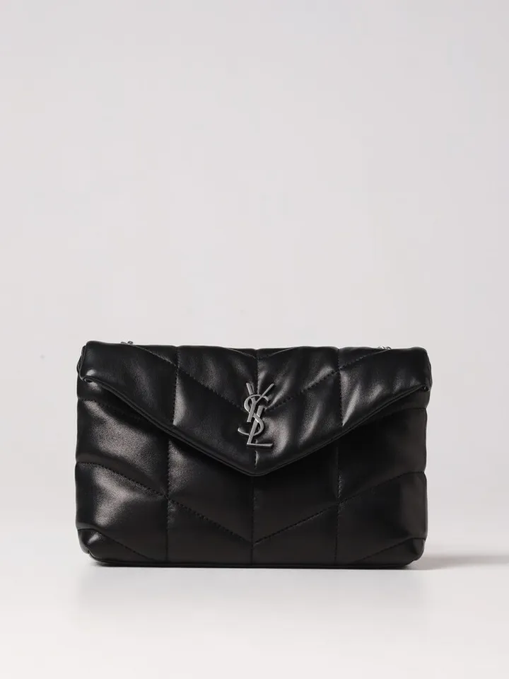 Puffer Saint Laurent bag in quilted leather