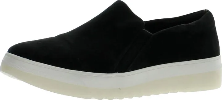 Good To Go Womens Suede Lifestyle Slip-On Sneakers