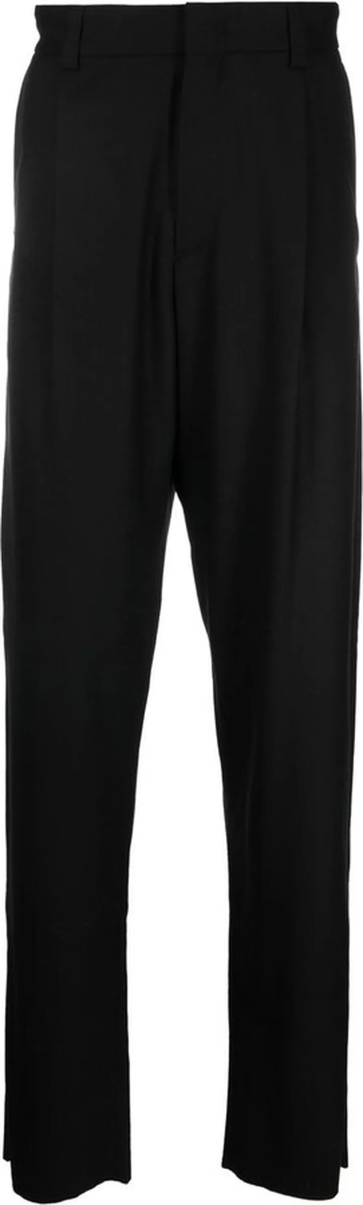 Straight-Leg Cut Trousers