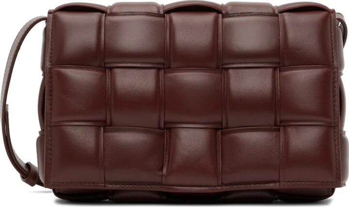 Bottega Veneta Burgundy Padded Cassette Bag