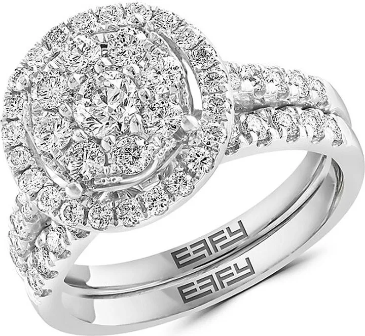 14K White Gold & 1.53 TCW Diamond Ring