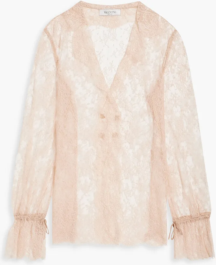 Chantilly lace blouse