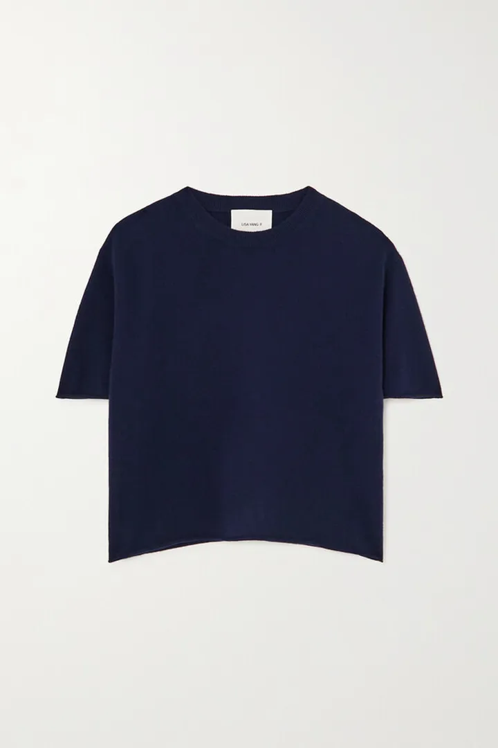 Lisa Yang - Cila Cashmere T-shirt - Blue