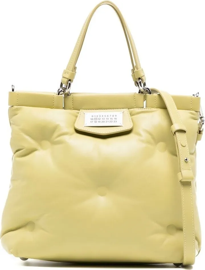 Logo-Patch Quilted Tote Bag
