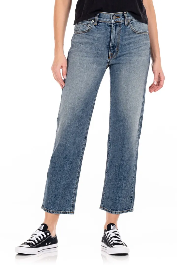 Highland High Waist Ankle Boyfriend Jeans