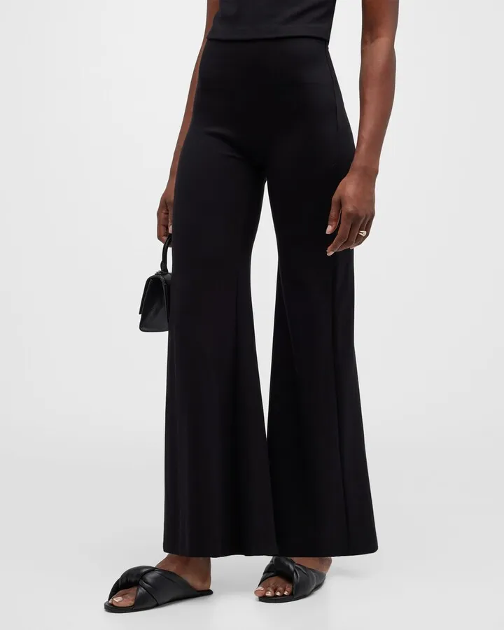 Rio Wide-Leg Ponte Pants