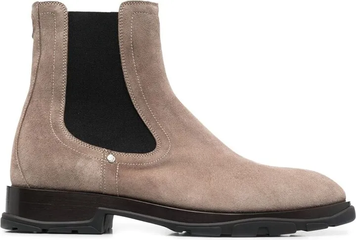 suede Chelsea boots