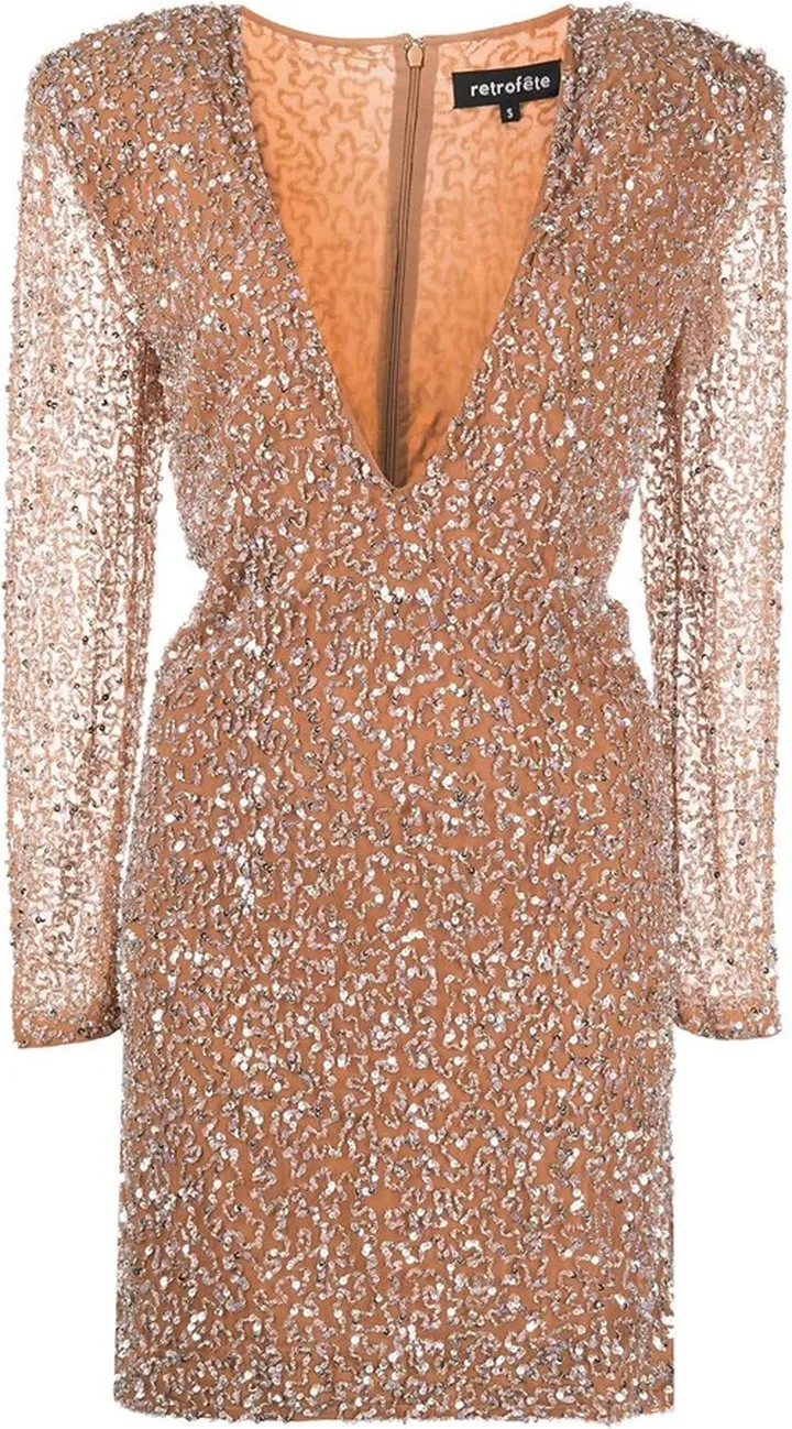 Pamela sequin-detail mini-dress