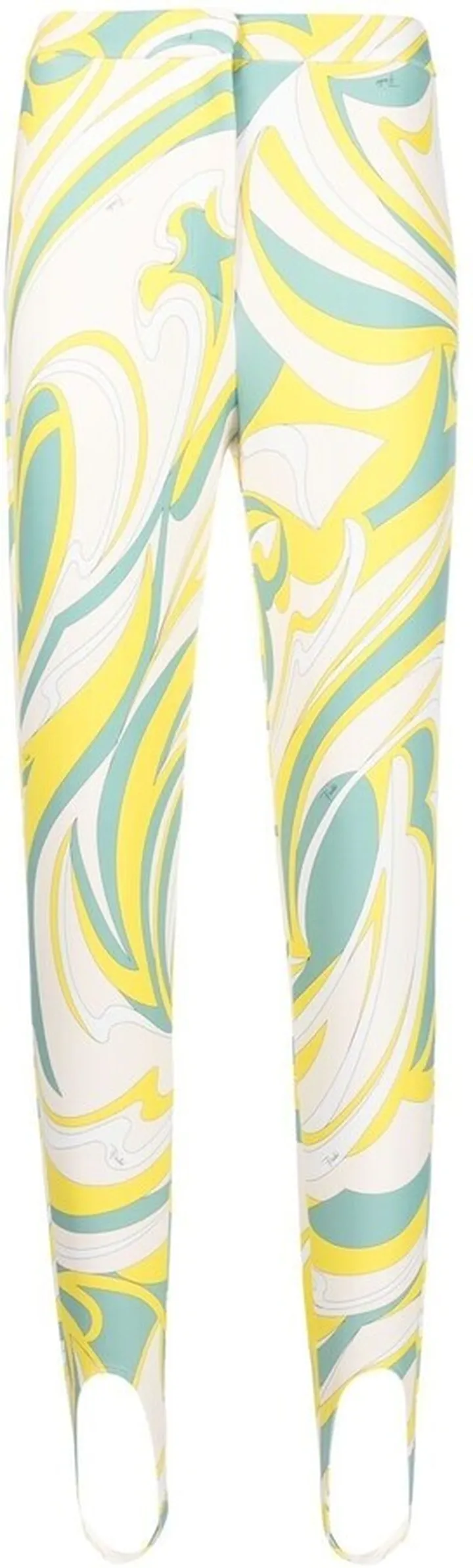 Nuages-print stirrup trousers