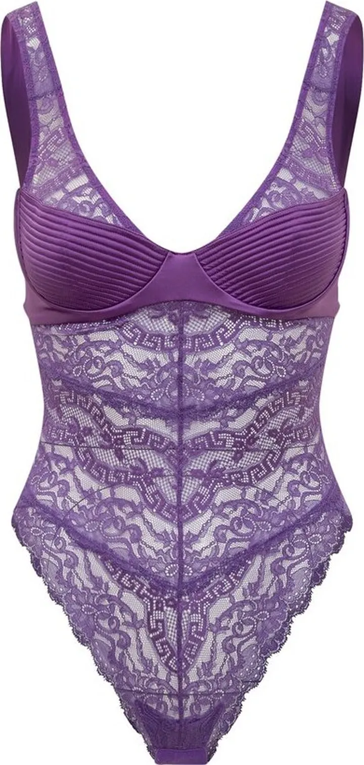Versace Lace-Detailed Stretched Bodysuit