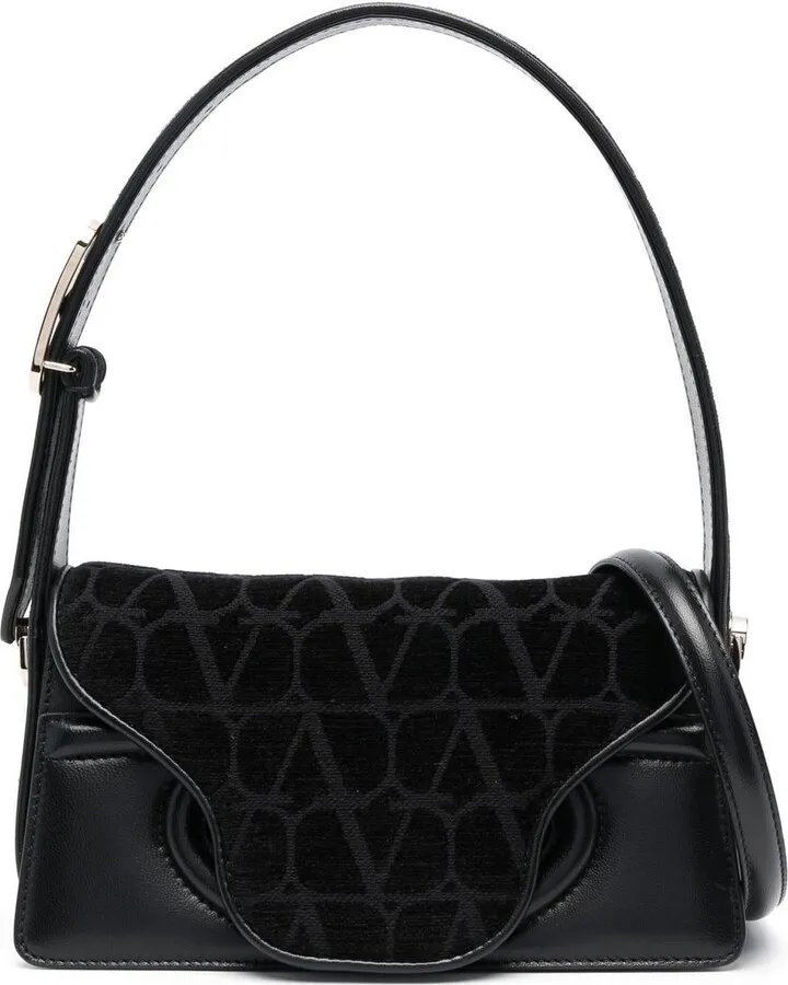 Polished-Finish Shoulder Bag
