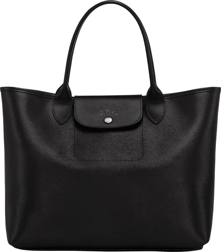 Le Pliage City Coated Canvas Tote