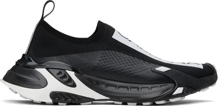 Dolce & Gabbana Black & White Sorrento Sneakers