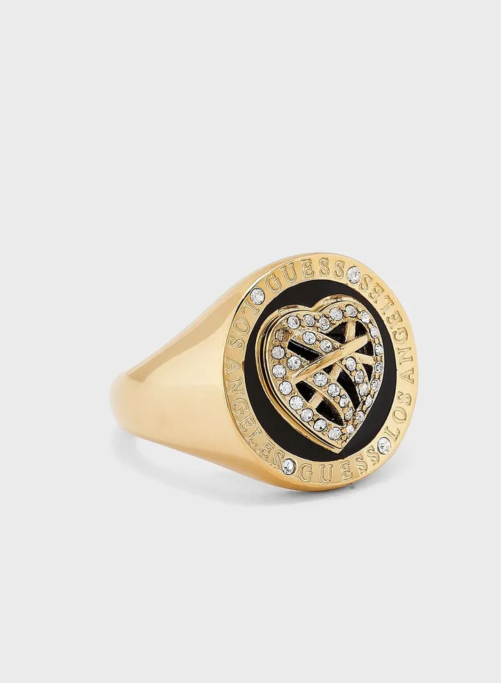 Heart Coin Ring