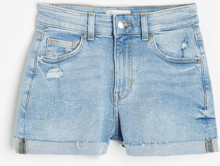 Slim Regular Denim Shorts
