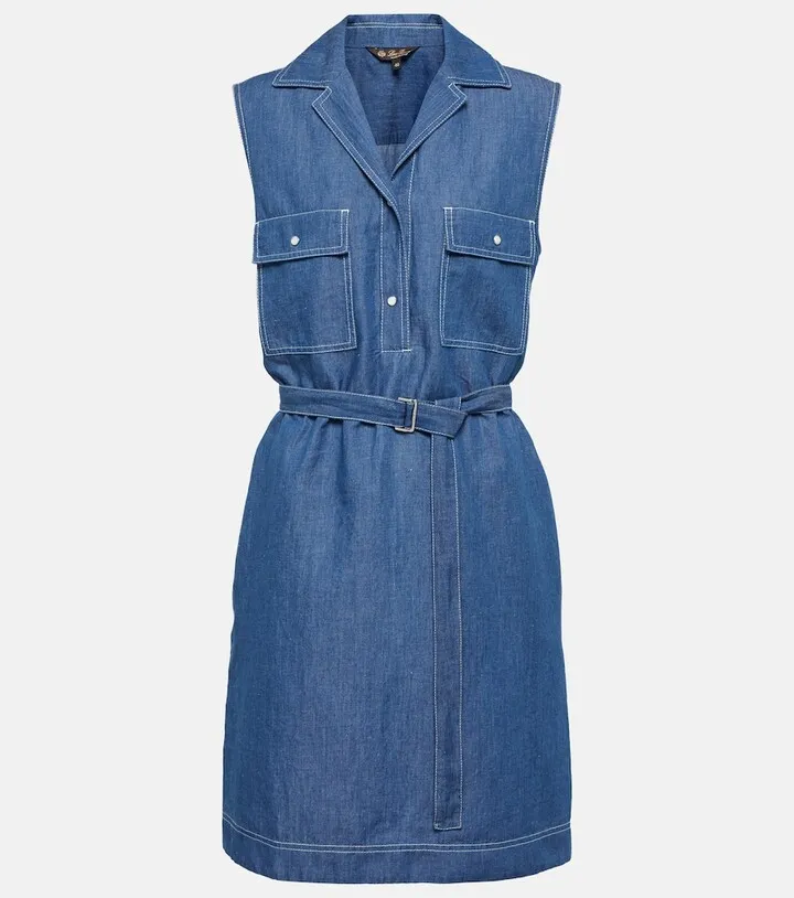 Viola chambray minidress