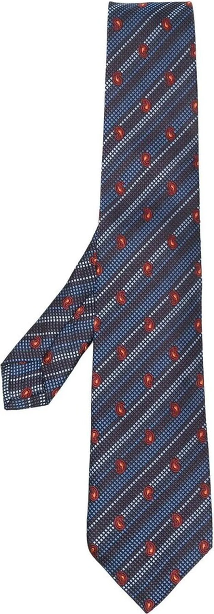 Diagonal Stripe Pattern Tie