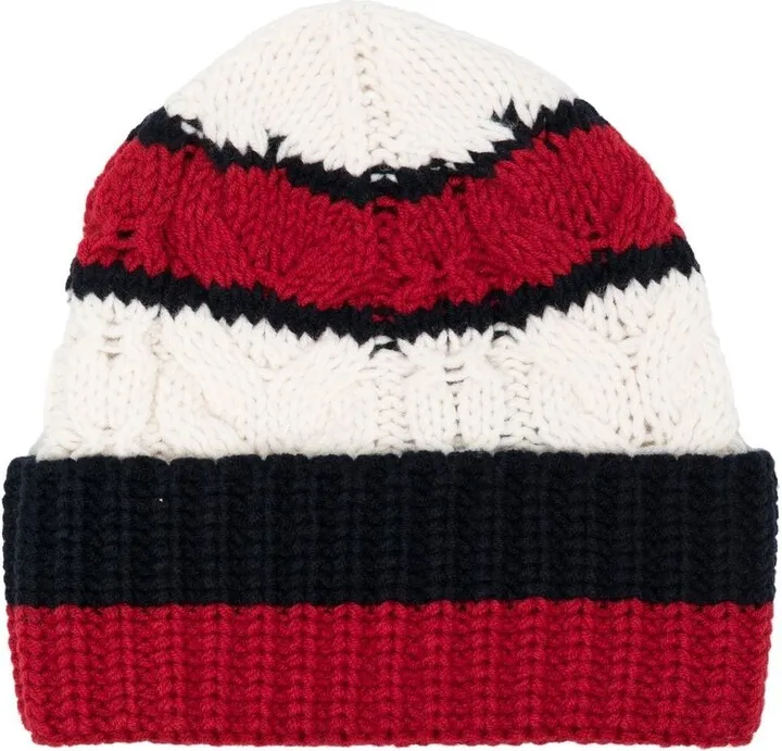 Premium cable-knit beanie