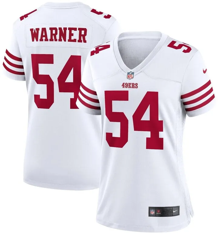 Women's Nike Fred Warner White San Francisco 49ers Player Game Jersey
