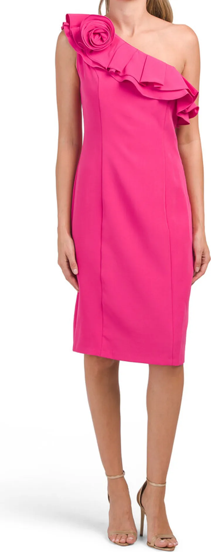 One Shoulder Cocktail Dress