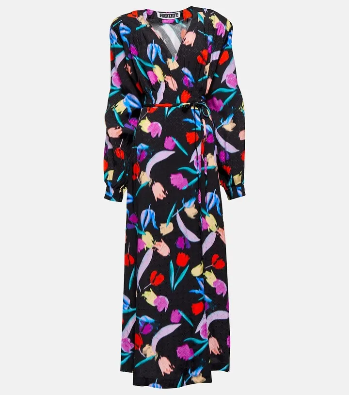 Marisol floral wrap dress