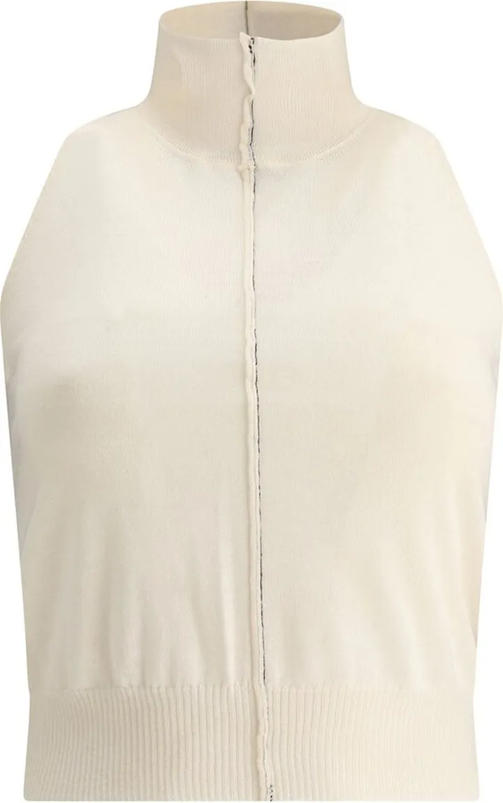 Amiri Mock Neck Halter Top