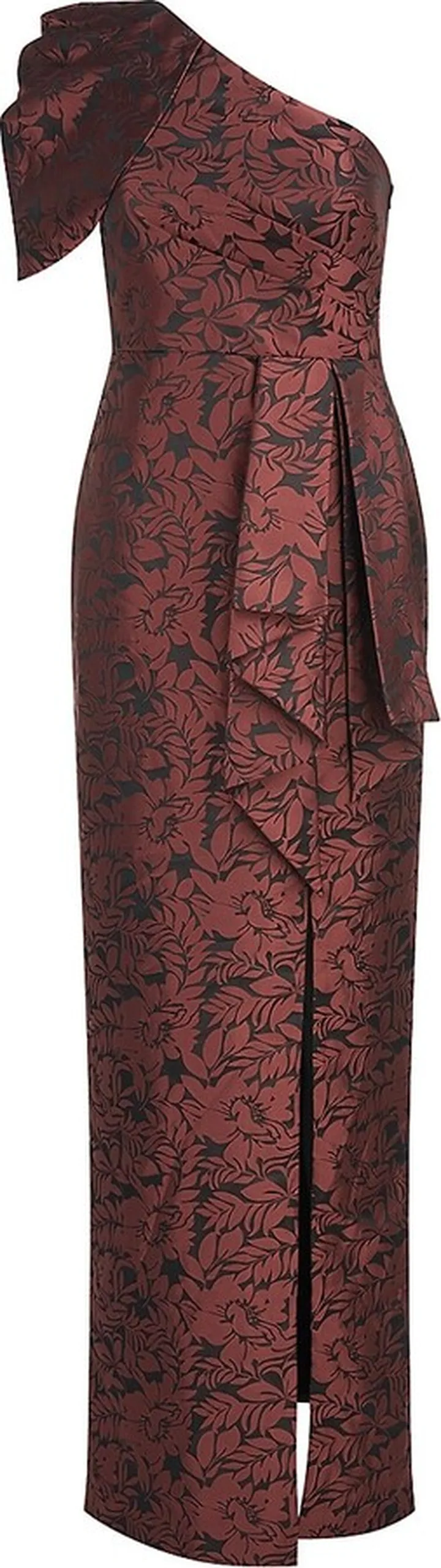 Serena Floral Jacquard Gown