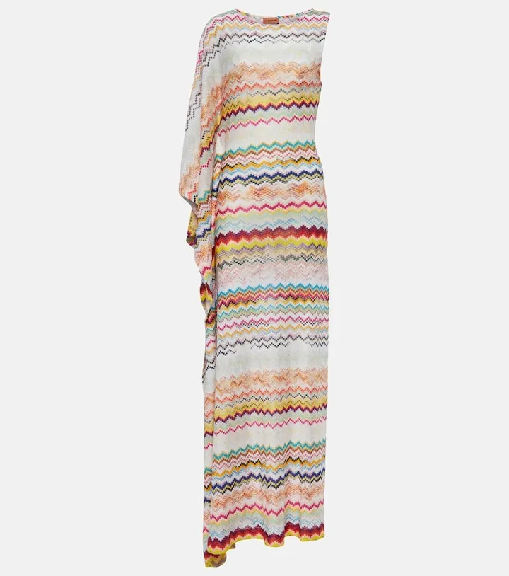 Zig-zag maxi dress