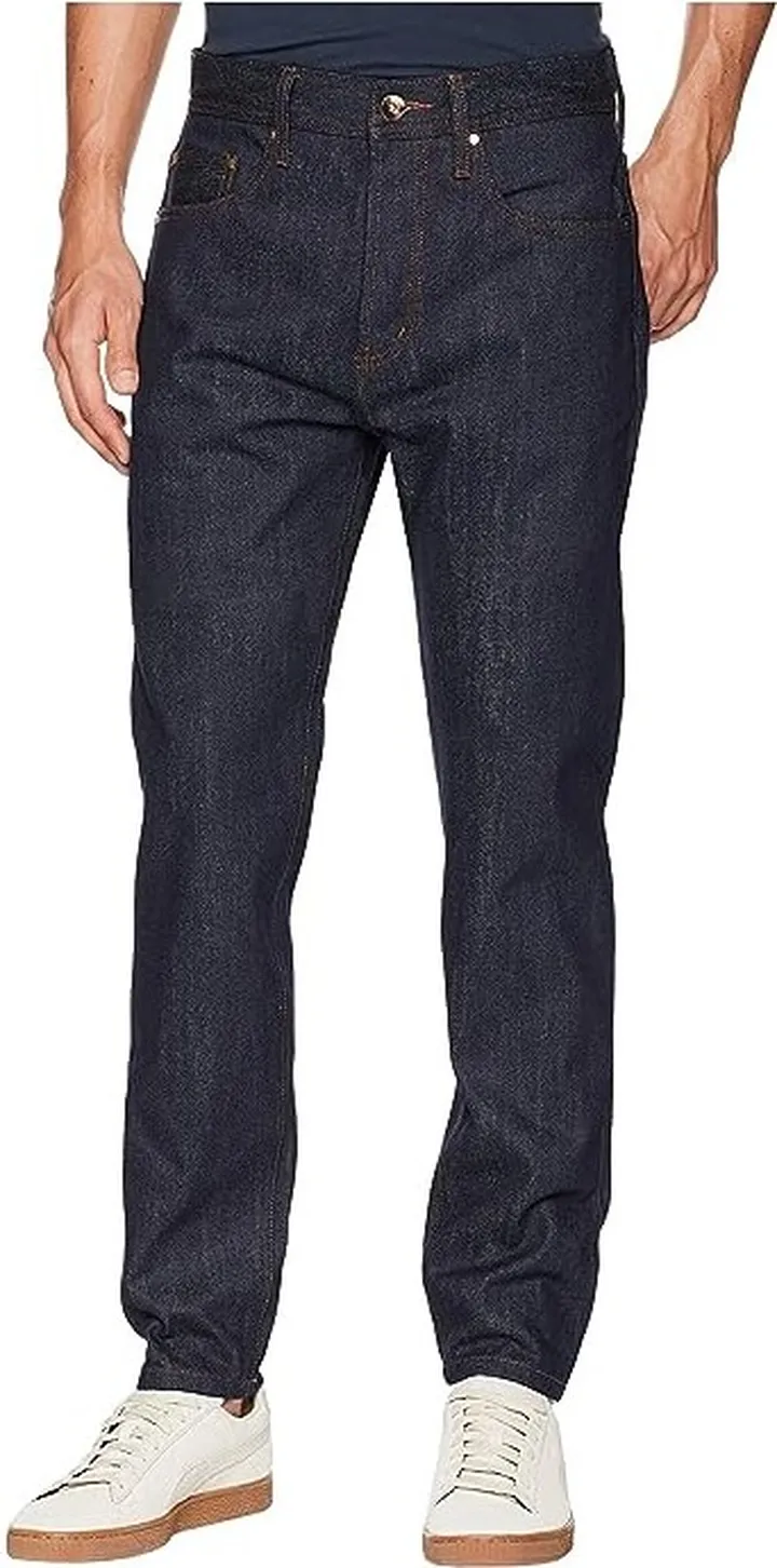 The Unbranded Brand Relaxed Tapered in 14.5 oz. Indigo Selvedge (14.5 oz. Indigo Selvedge) Men's Jeans