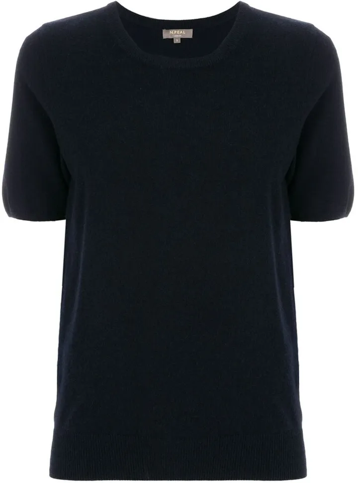 cashmere round-neck T-shirt