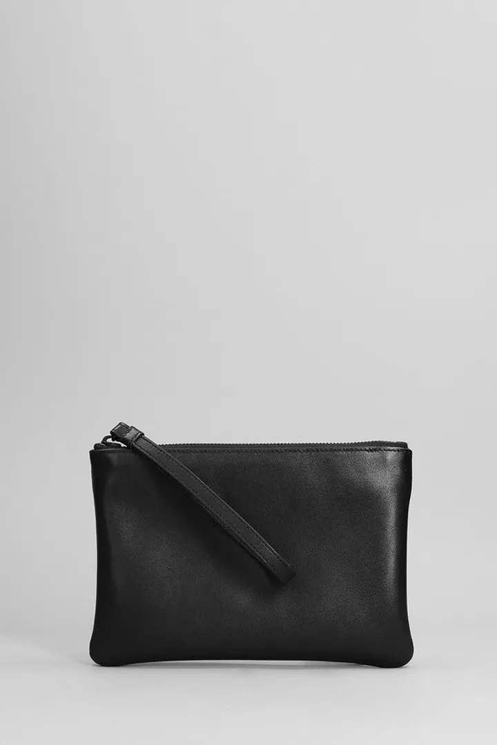 Clutch In Black Leather