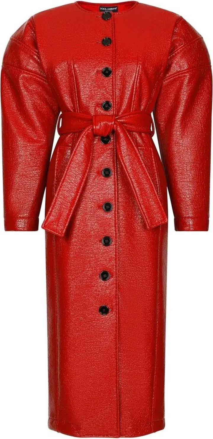 Belted Coated Bouclé Coat