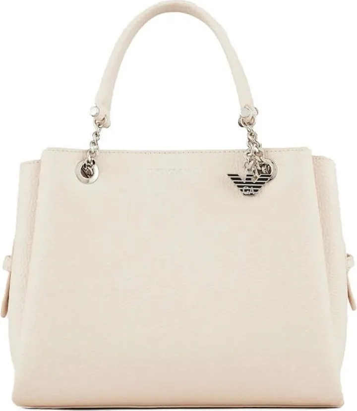 Emporio Armani Charm Cream Handbag