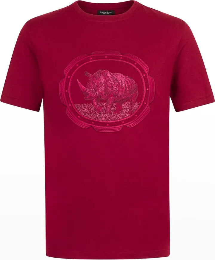 Men's 50th Anniversary Tonal Embroidered Tee