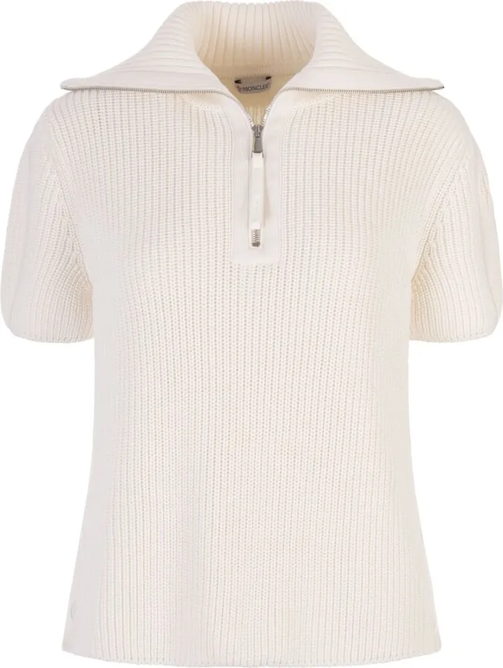 White Short-sleeved Polo Shirt