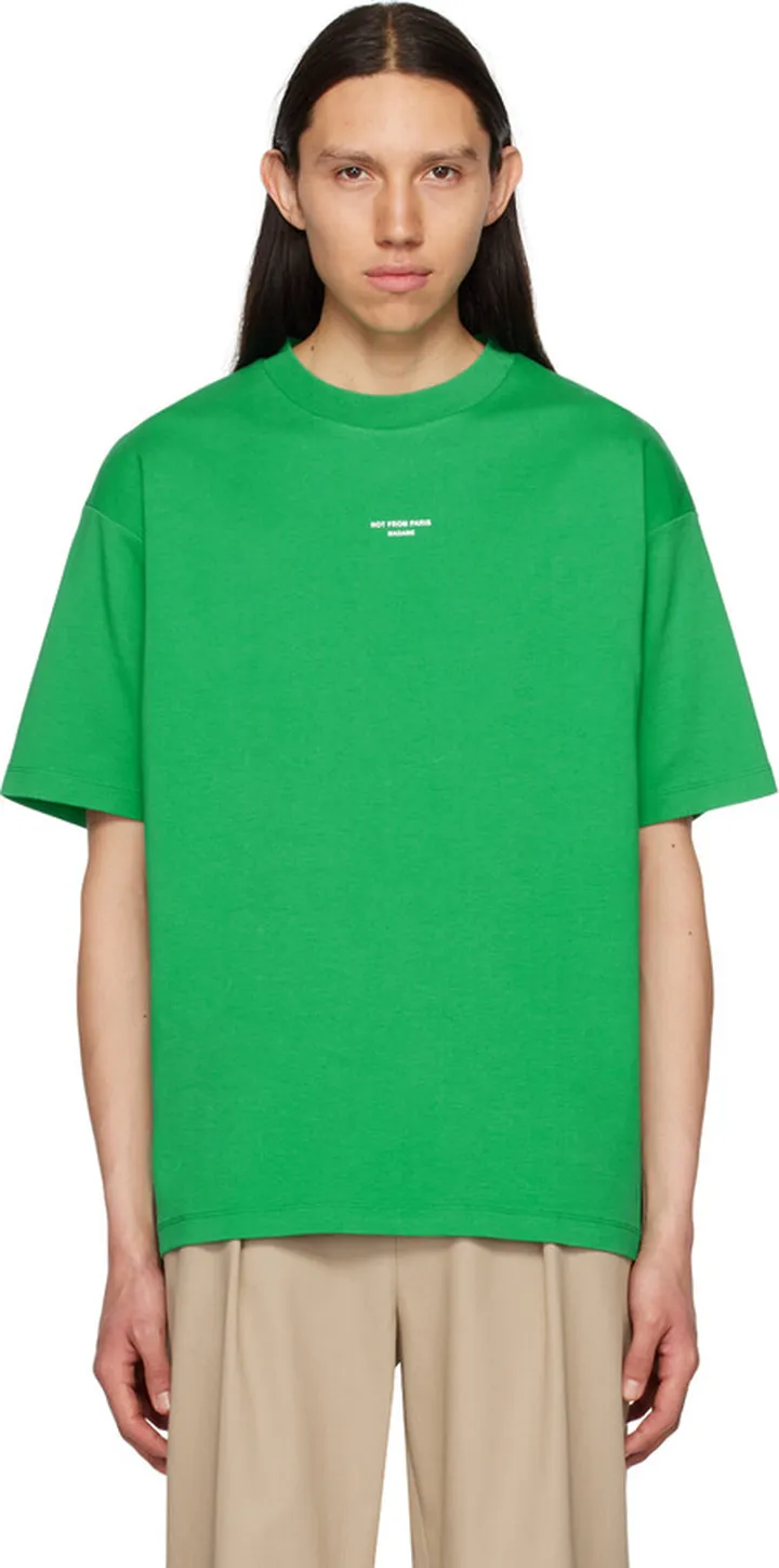 Drôle De Monsieur Green 'Le T-Shirt Slogan' T-Shirt