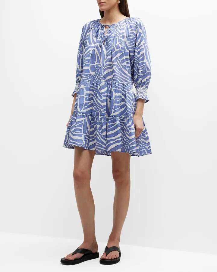 Island Waves Sia Babydoll Mini Dress