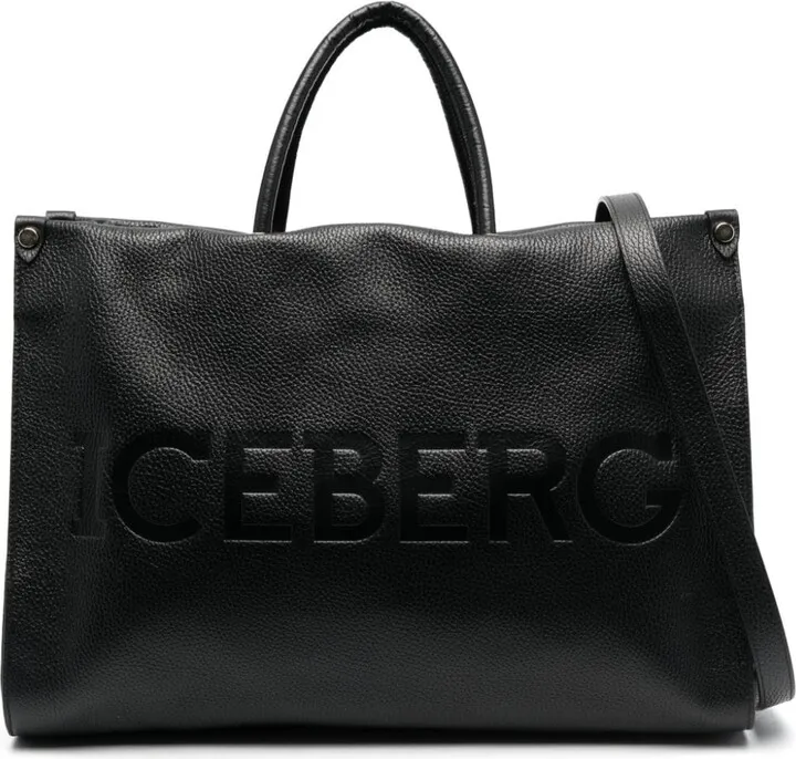 Debossed-Logo Tote Bag