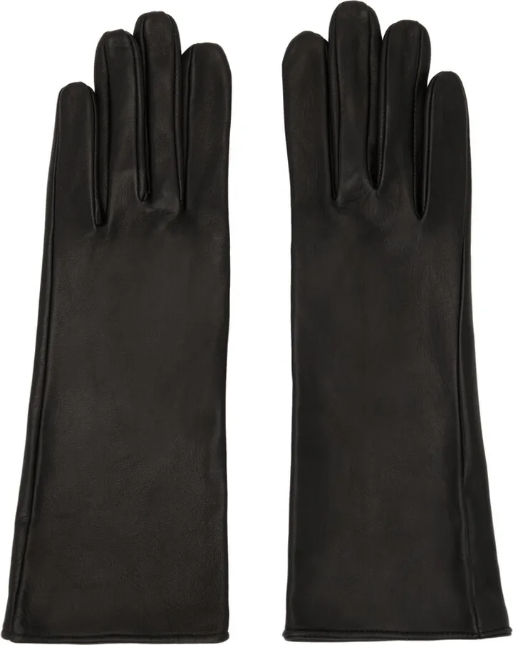 Ernest W. Baker SSENSE Exclusive Black Leather Gloves