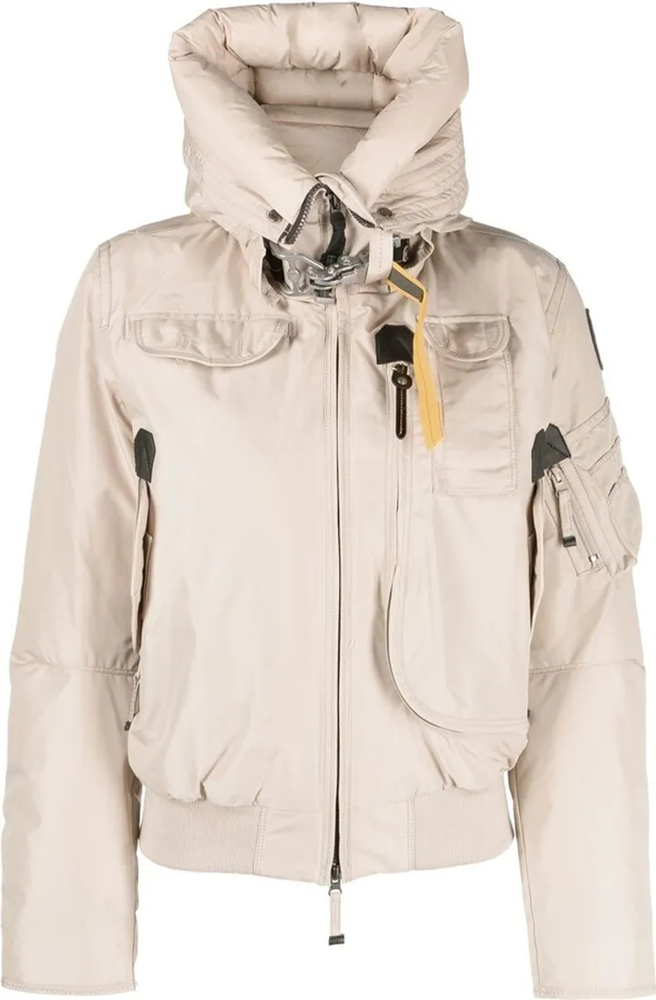 Down Hooded Bomber Jacket