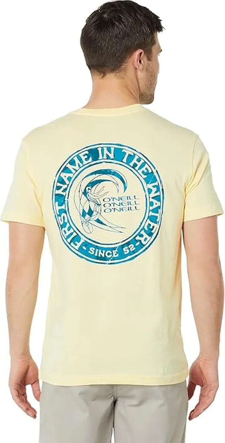 O'Neill Freakout Short Sleeve Tee (Yellow) Men's T Shirt