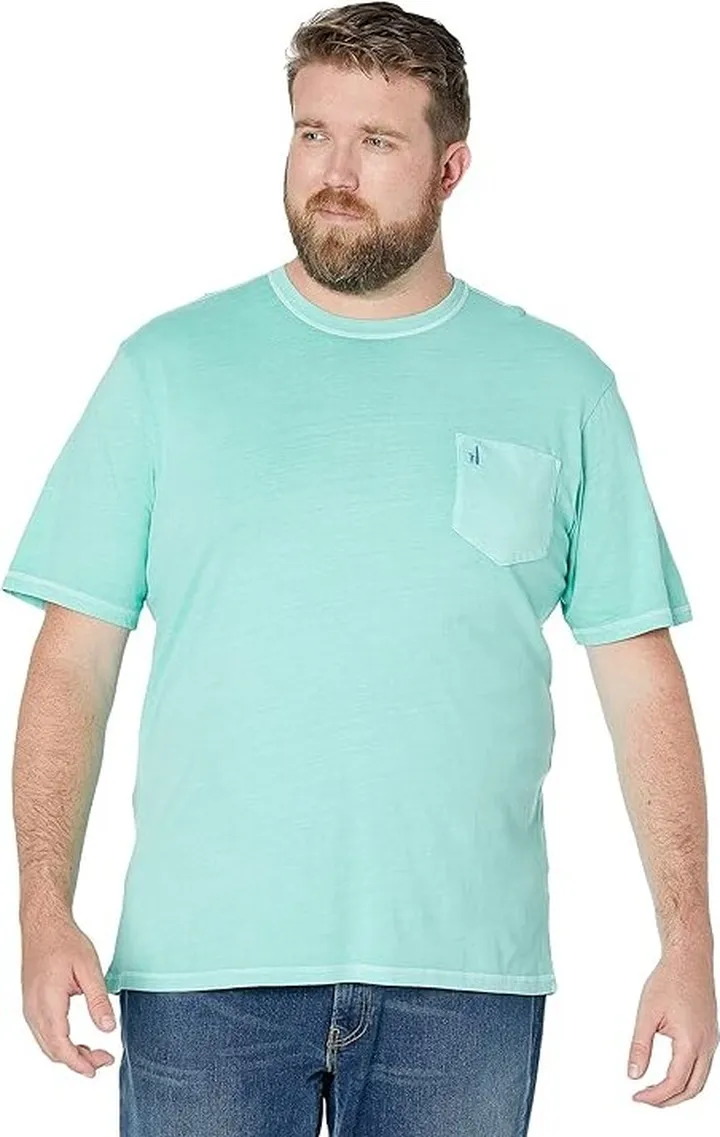 johnnie-O Dale Crew Neck T-Shirt (Spearmint) Men's Clothing