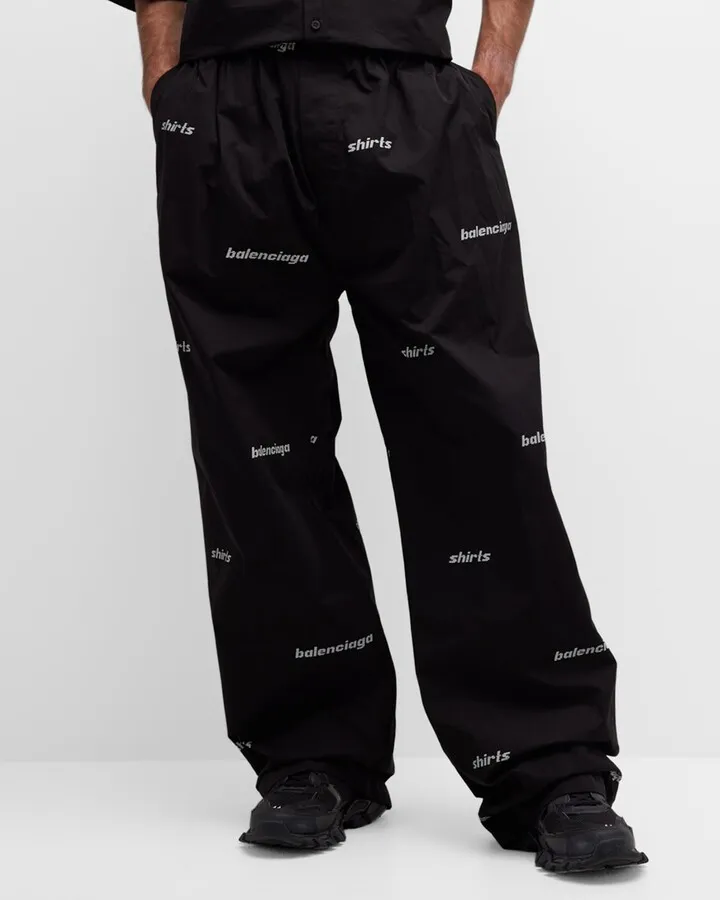 Men's Shirt All Over Pajama Pants