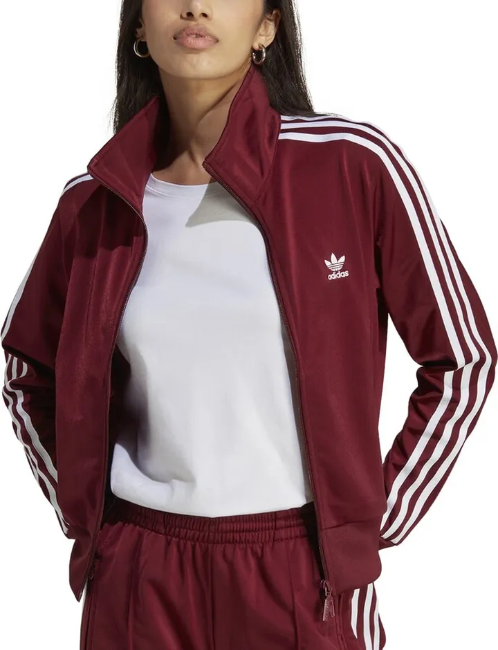 adidas Originals Women's Firebird Zip-Up Three-Stripe Track Jacket
