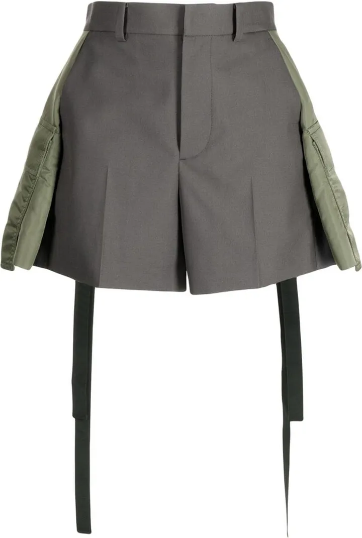 Tassel-Detailed High Waist Shorts