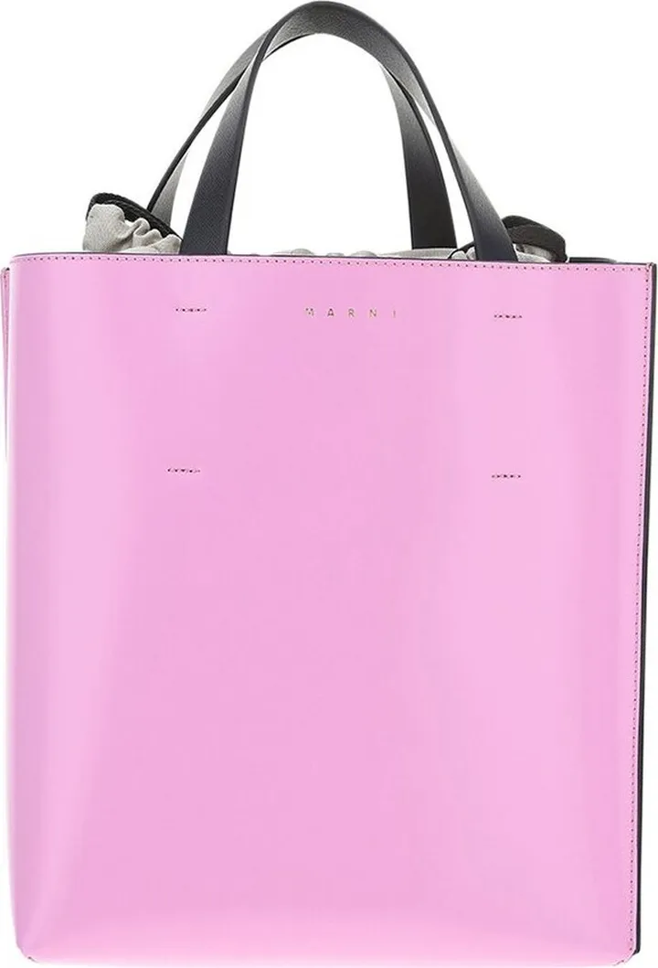 Marni Logo Detailed Color-Block Tote Bag