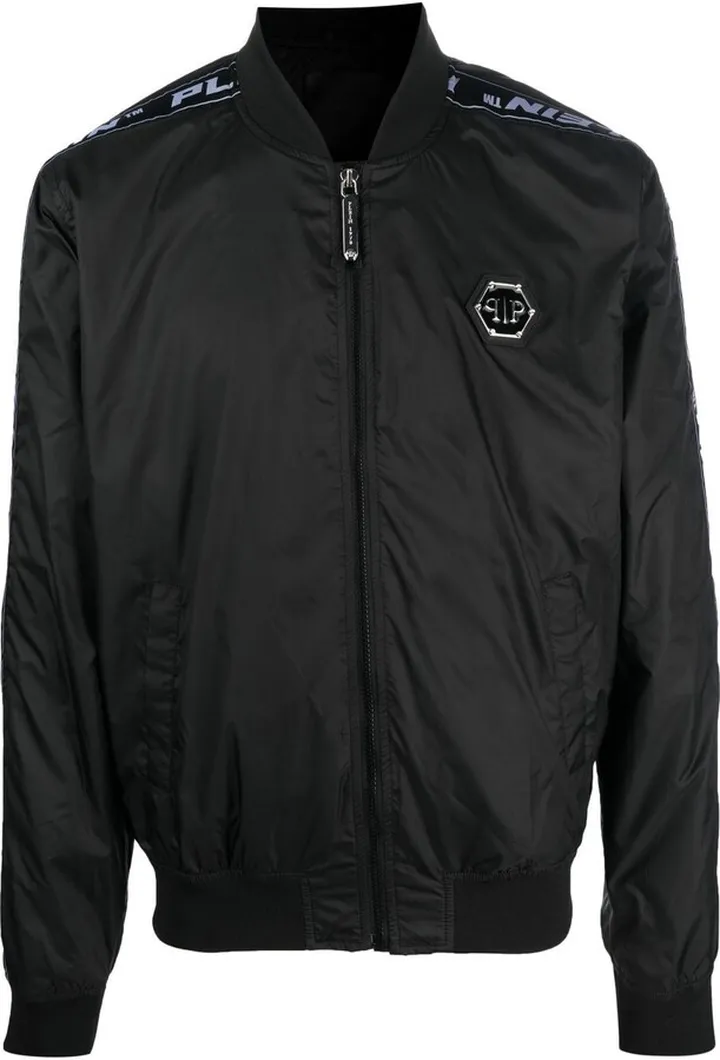 Logo-Tape Bomber Jacket