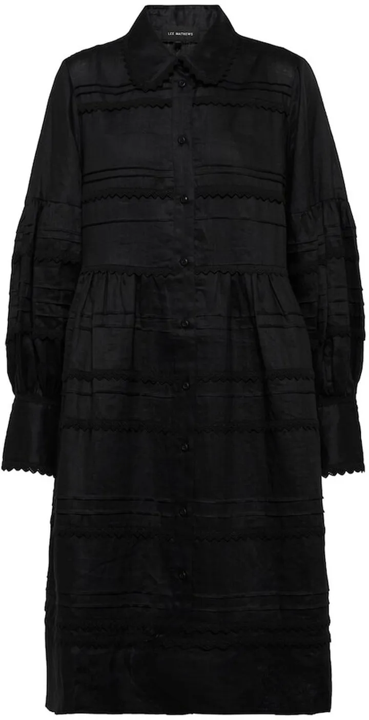 Ramie midi dress