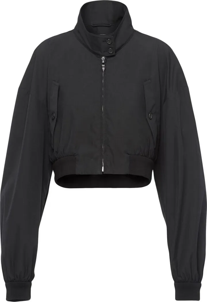 Cropped Bomber Jacket