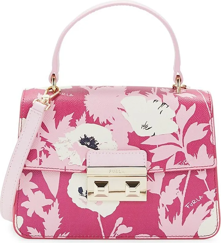 Toni Floral Leather Mini Bag